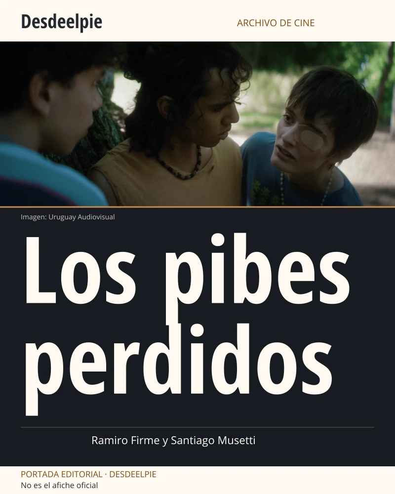 Portada editorial de Los pibes perdidos, con una imagen real de la película conservada íntegra. No es el afiche oficial.