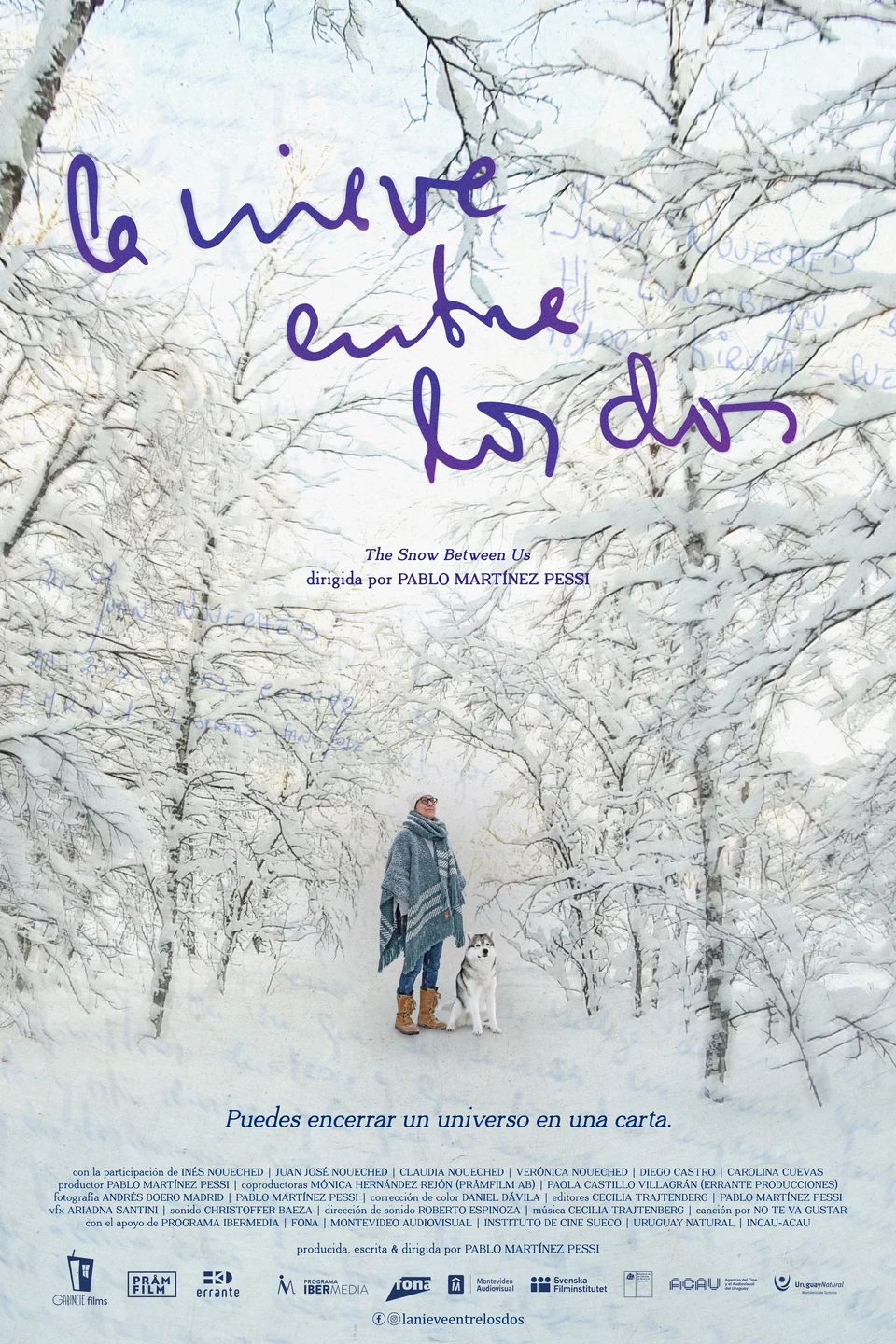 Afiche de La nieve entre los dos