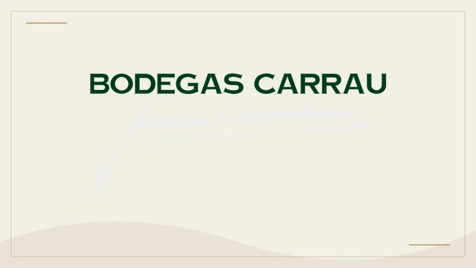 Logotipo oficial de Bodegas Carrau, reproducido para identificación en una ficha informativa.