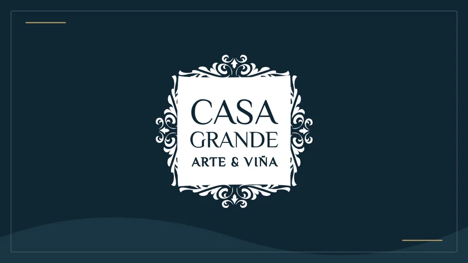 Logotipo oficial de Bodega Garaje Casa Grande Arte & Viña, reproducido para identificación en una ficha informativa.