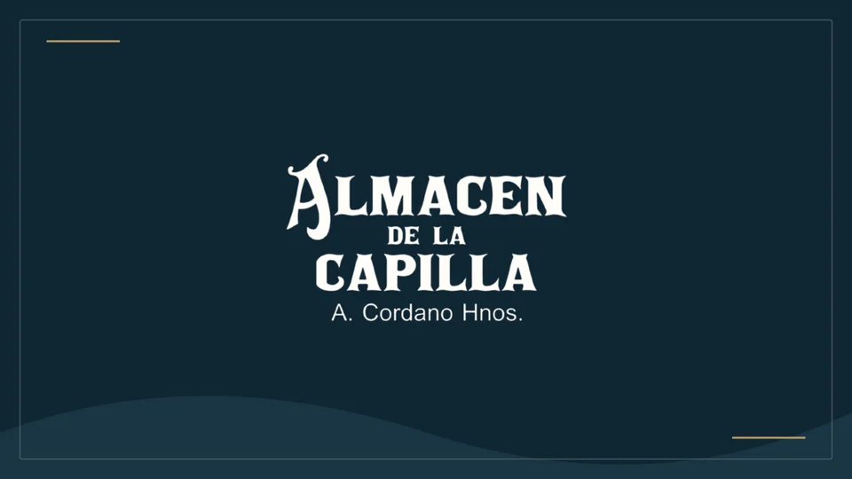 Logotipo oficial de Bodega Cordano – Almacén de la Capilla, reproducido para identificación en una ficha informativa.